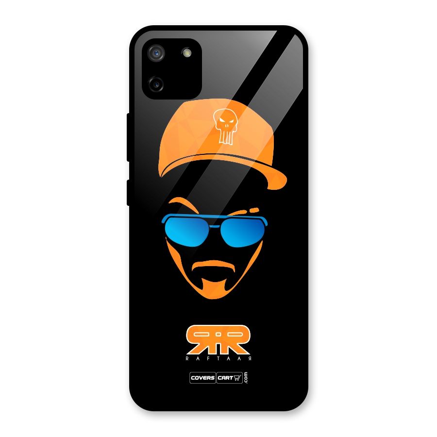 Special Raftaar Edition Orange Glass Back Case for Realme C11