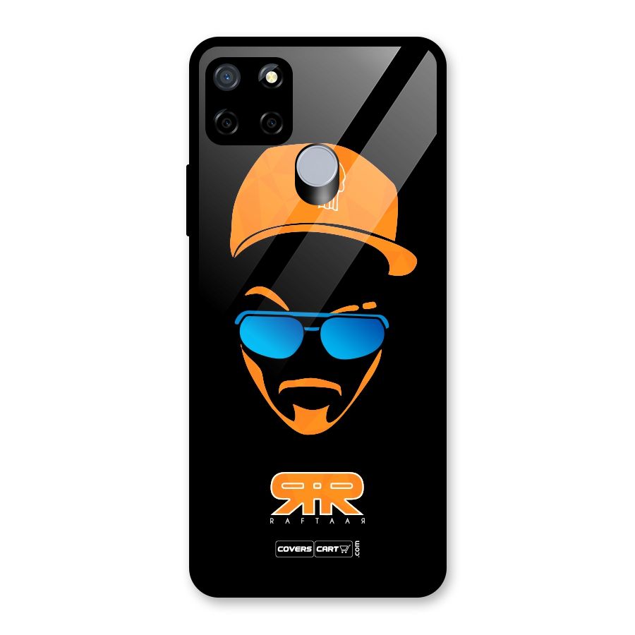 Special Raftaar Edition Orange Glass Back Case for Realme C15
