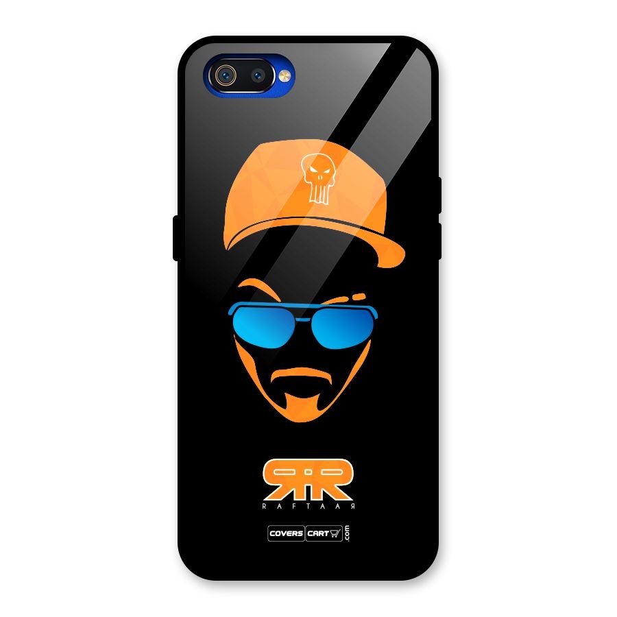 Special Raftaar Edition Orange Glass Back Case for Realme C2