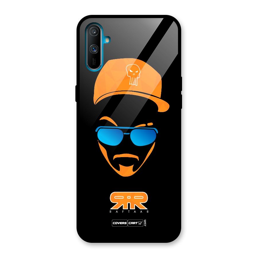 Special Raftaar Edition Orange Glass Back Case for Realme C3