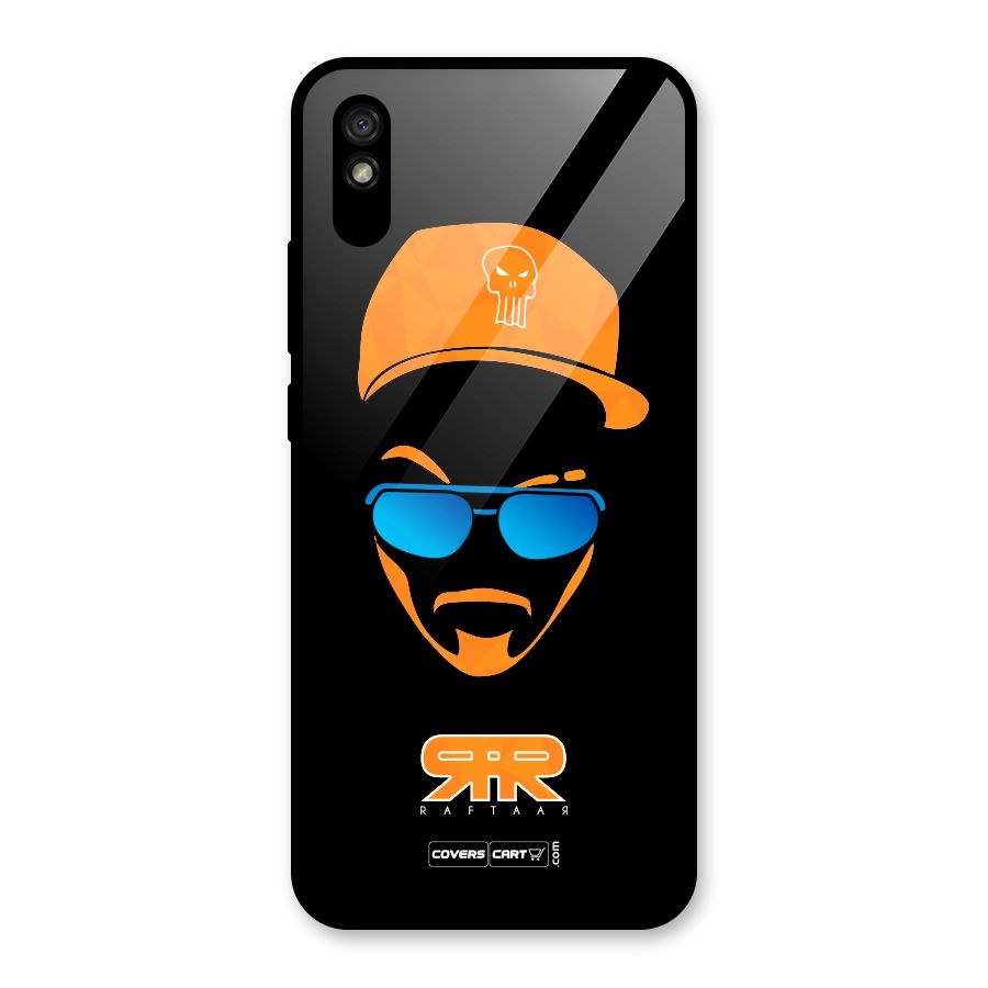 Special Raftaar Edition Orange Glass Back Case for Redmi 9i