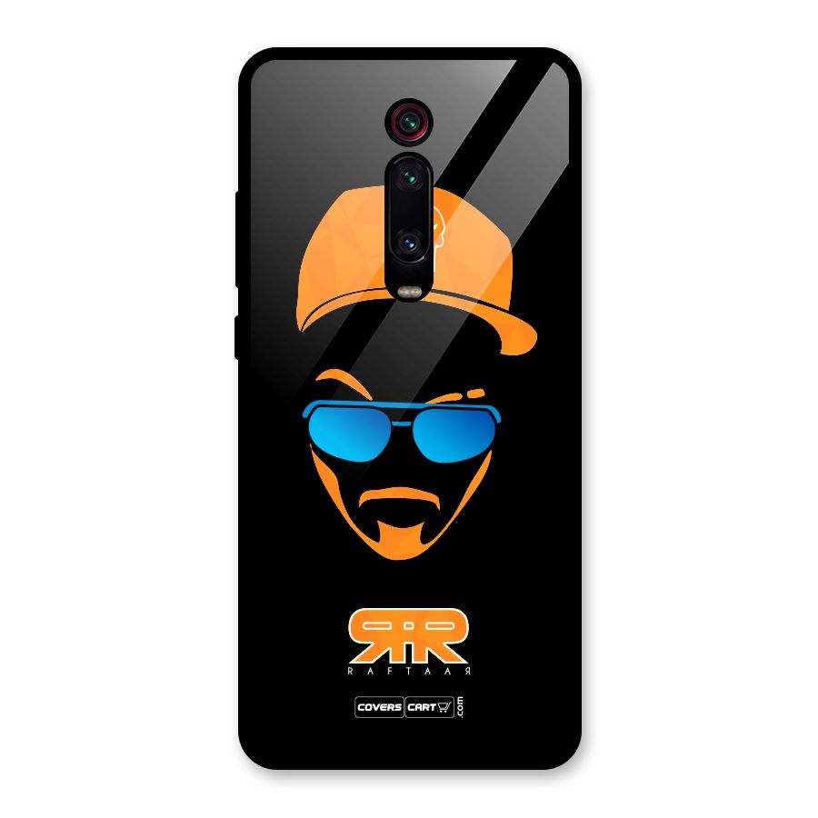Special Raftaar Edition Orange Glass Back Case for Redmi K20