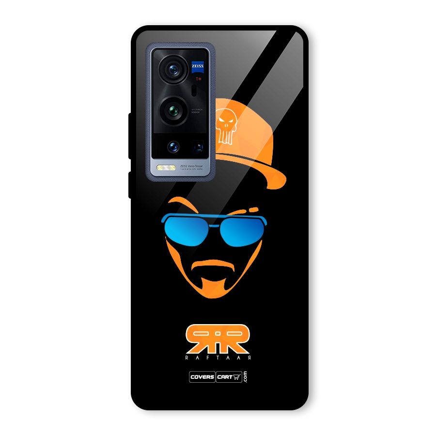 Special Raftaar Edition Orange Glass Back Case for Vivo X60 Pro Plus