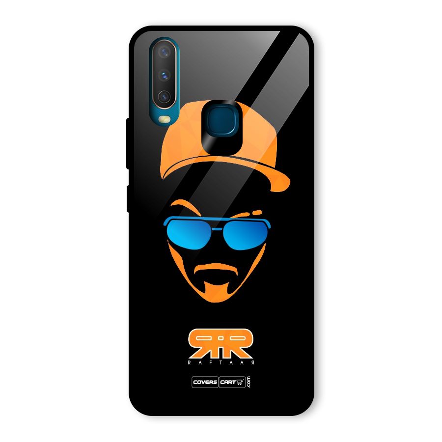 Special Raftaar Edition Orange Glass Back Case for Vivo Y17