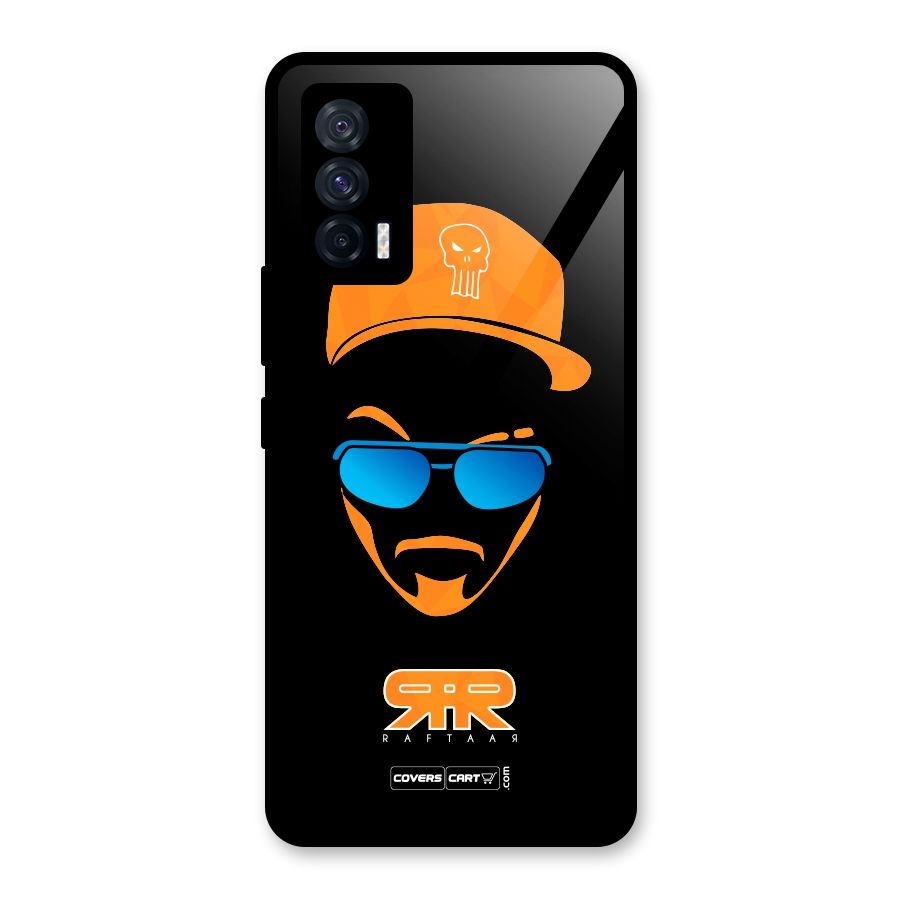 Special Raftaar Edition Orange Glass Back Case for Vivo iQOO 7 5G