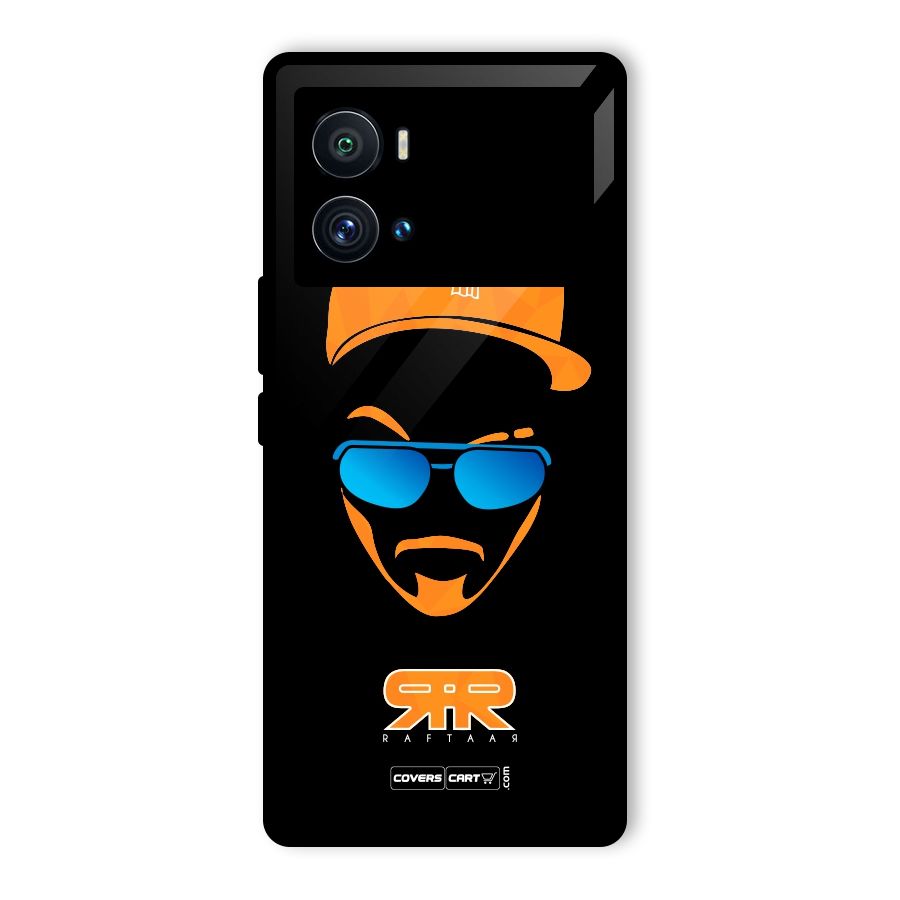 Special Raftaar Edition Orange Glass Back Case for Vivo iQOO 9 Pro