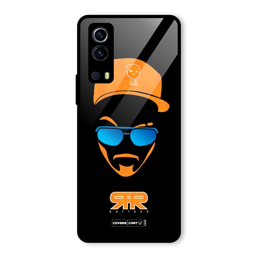 Special Raftaar Edition Orange Glass Back Case for Vivo iQOO Z3