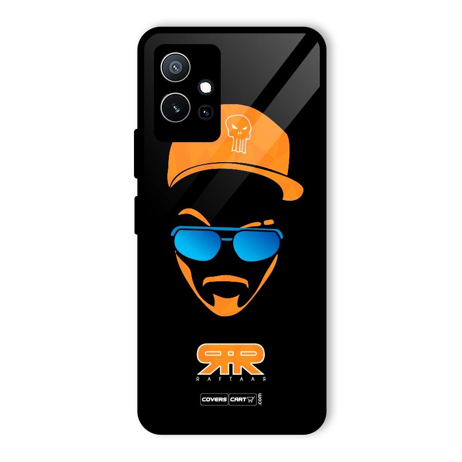 Special Raftaar Edition Orange Glass Back Case for Vivo iQOO Z6