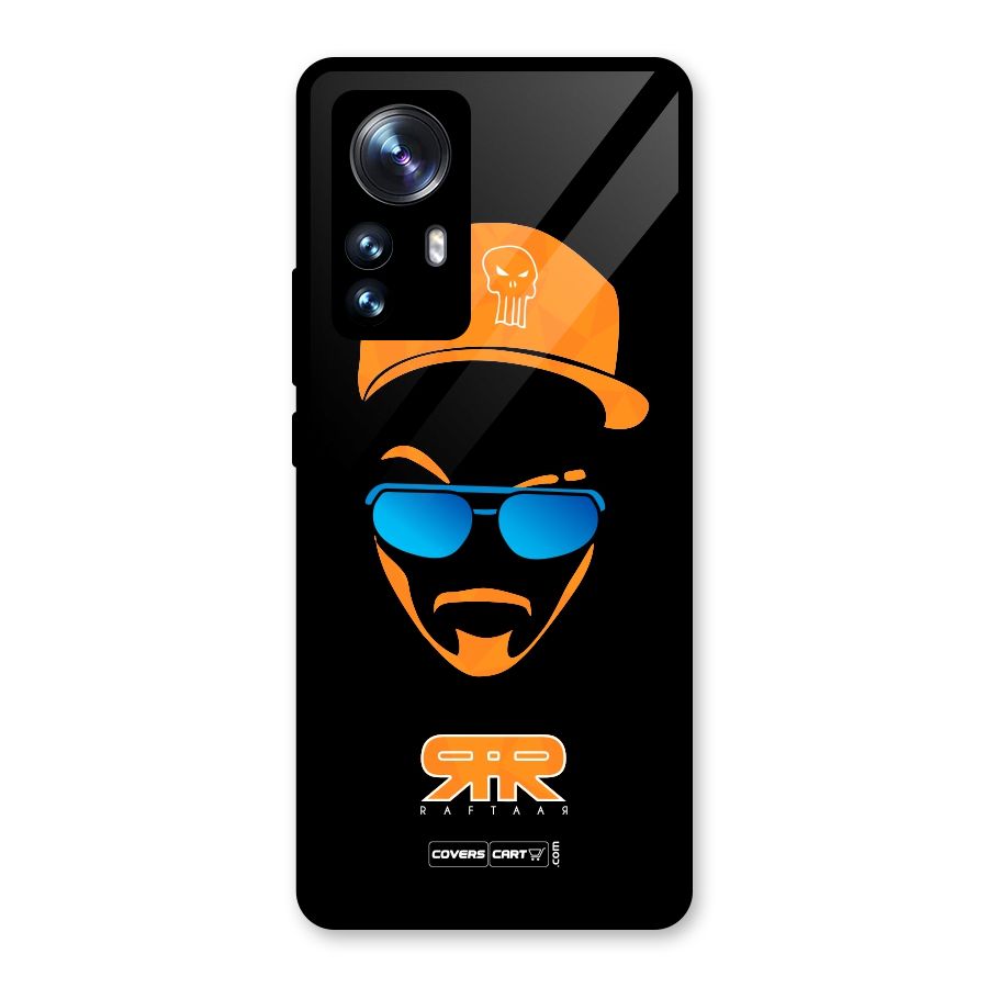 Special Raftaar Edition Orange Glass Back Case for Xiaomi 12 Pro