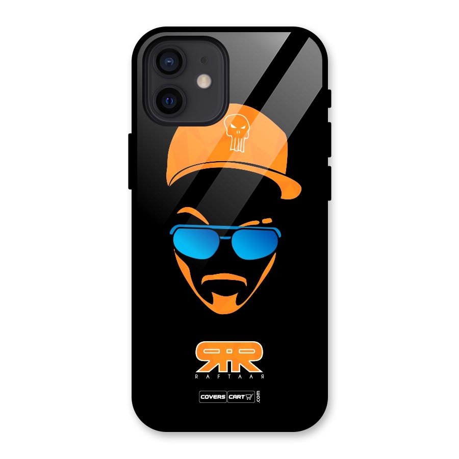 Special Raftaar Edition Orange Glass Back Case for iPhone 12
