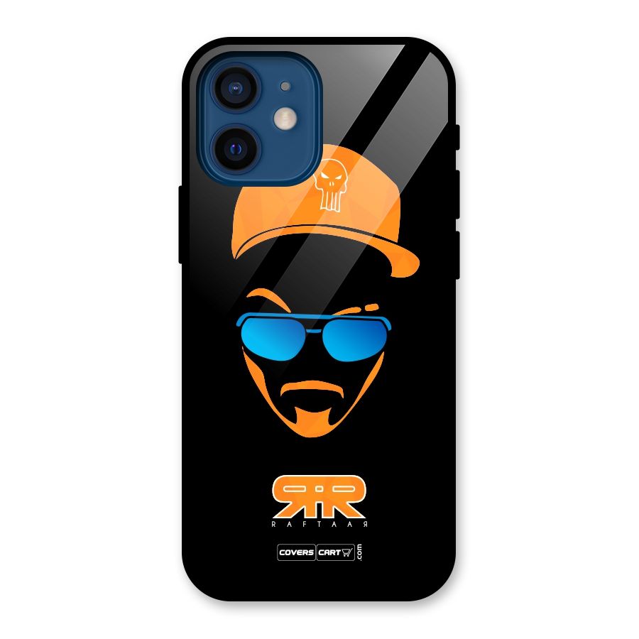 Special Raftaar Edition Orange Glass Back Case for iPhone 12 Mini