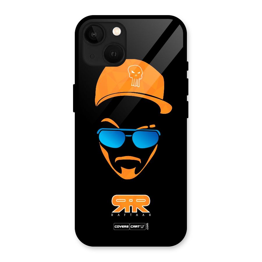 Special Raftaar Edition Orange Glass Back Case for iPhone 13