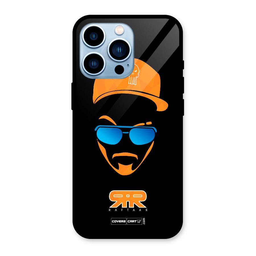 Special Raftaar Edition Orange Glass Back Case for iPhone 13 Pro
