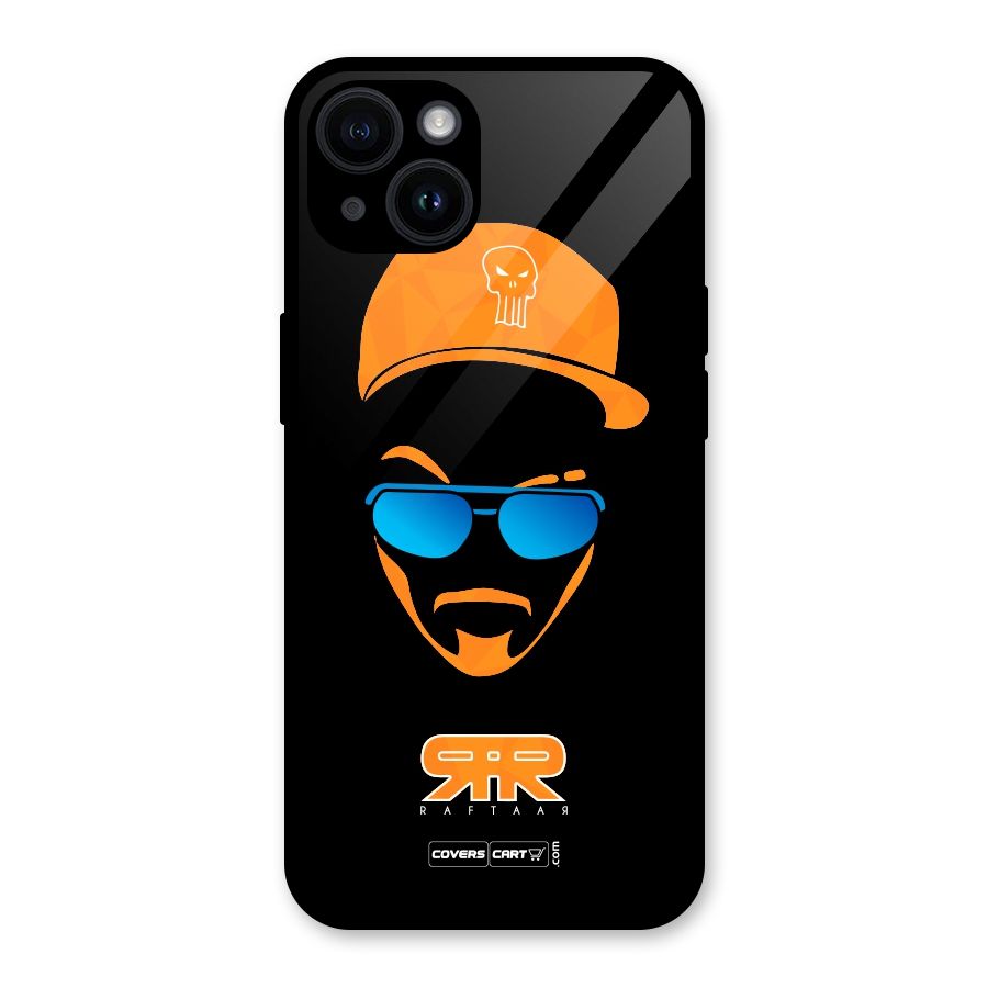 Special Raftaar Edition Orange Glass Back Case for iPhone 14