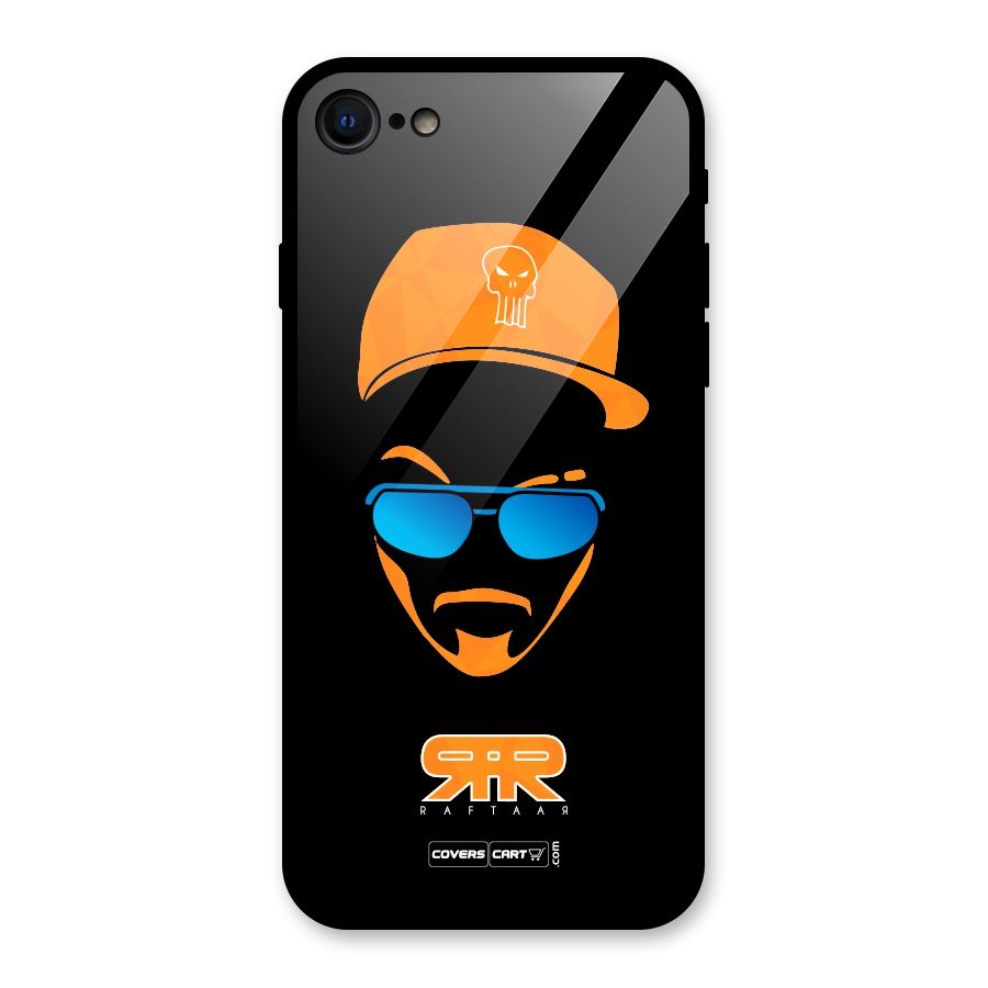 Special Raftaar Edition Orange Glass Back Case for iPhone SE 2022