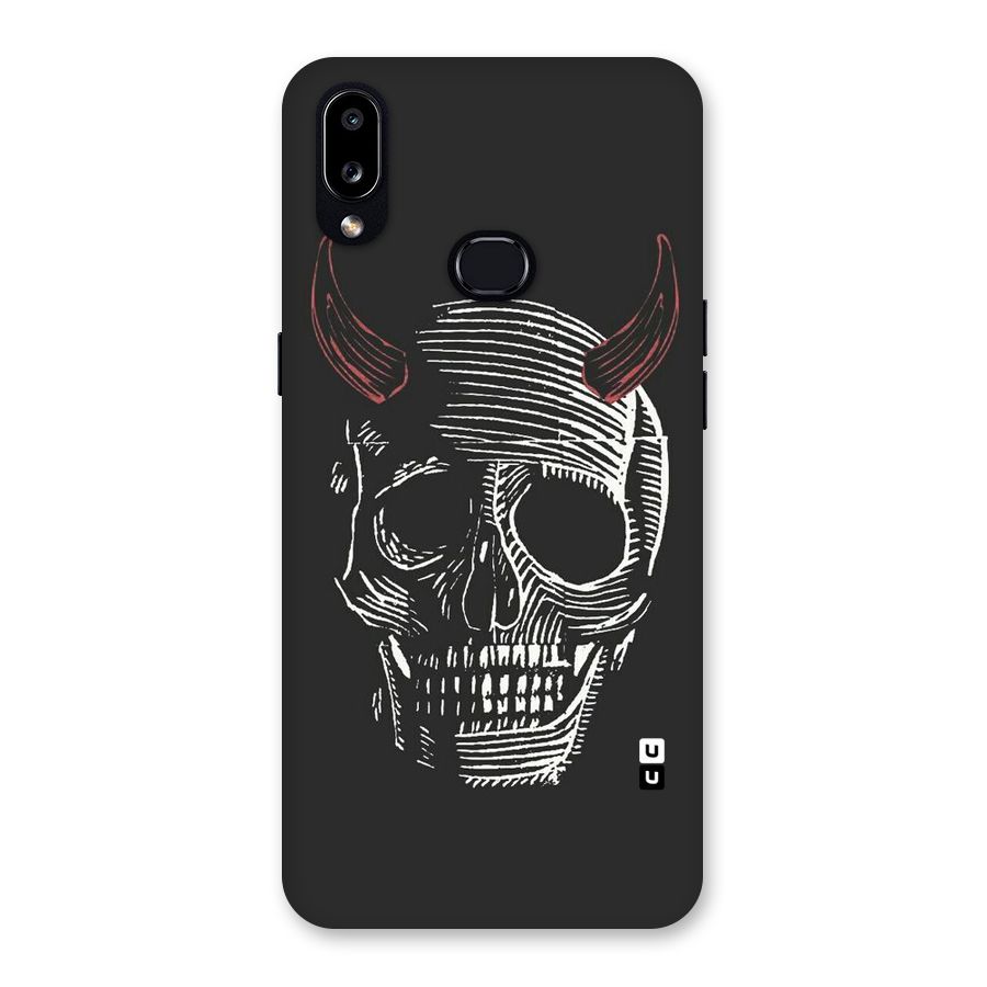 Spooky Face Back Case for Galaxy A10s