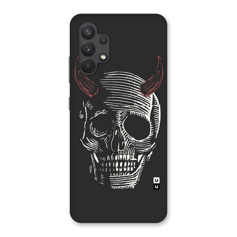 Spooky Face Back Case for Galaxy A32