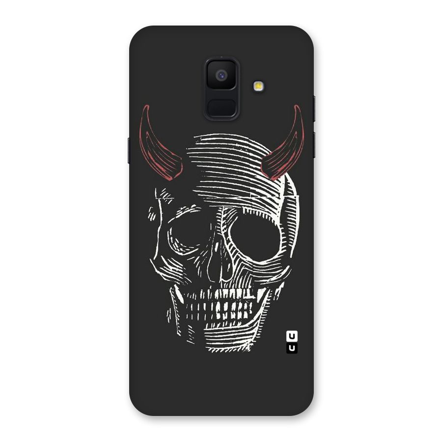 Spooky Face Back Case for Galaxy A6 (2018)
