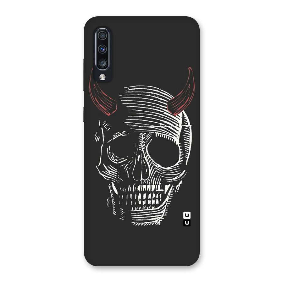Spooky Face Back Case for Galaxy A70