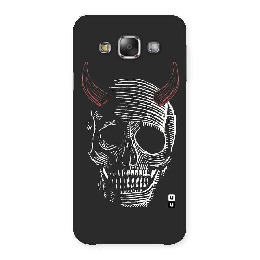 Spooky Face Back Case for Galaxy E7