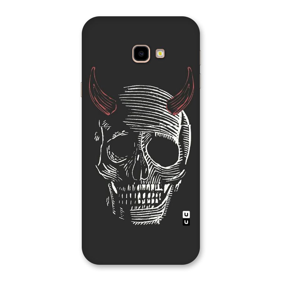 Spooky Face Back Case for Galaxy J4 Plus