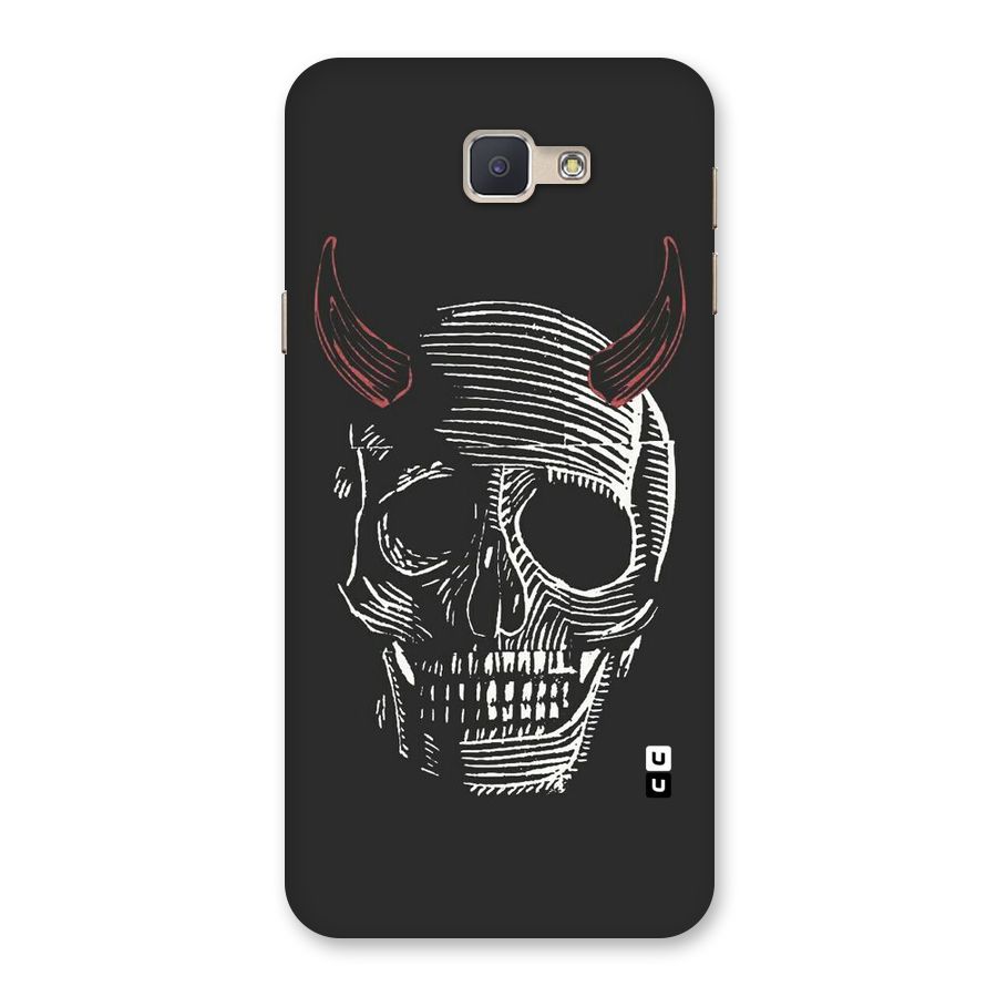 Spooky Face Back Case for Galaxy J5 Prime