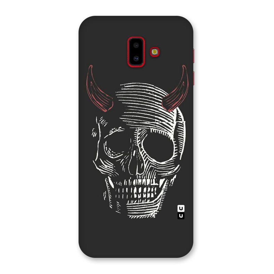 Spooky Face Back Case for Galaxy J6 Plus