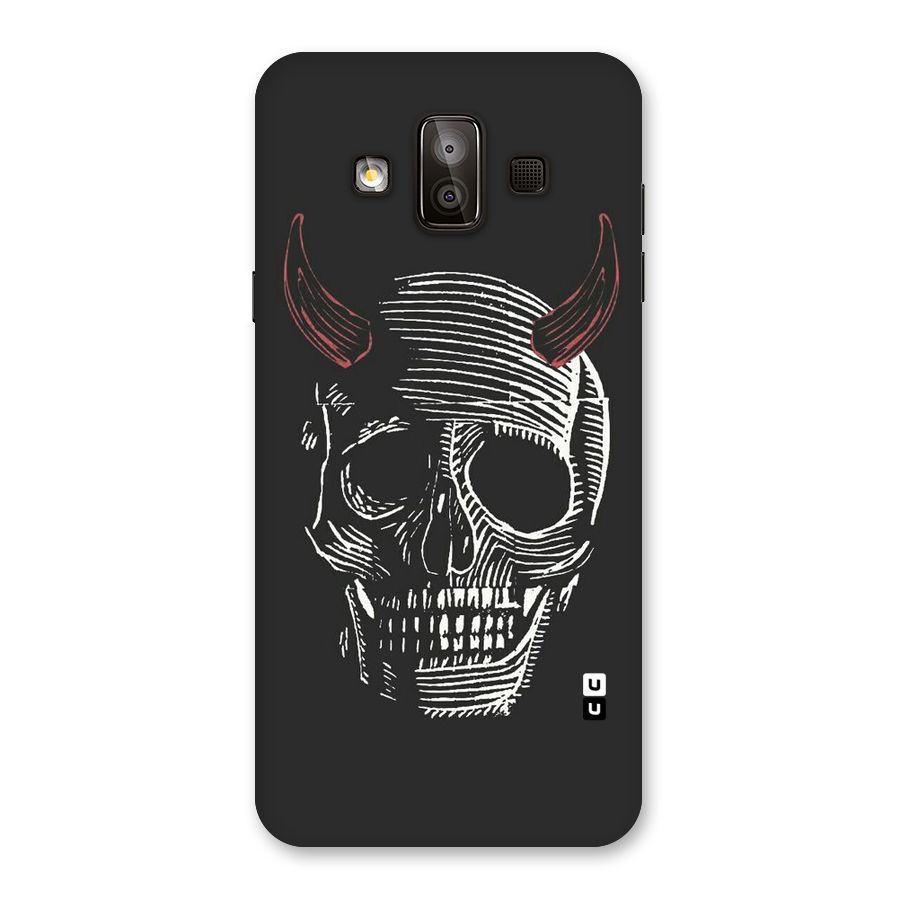 Spooky Face Back Case for Galaxy J7 Duo