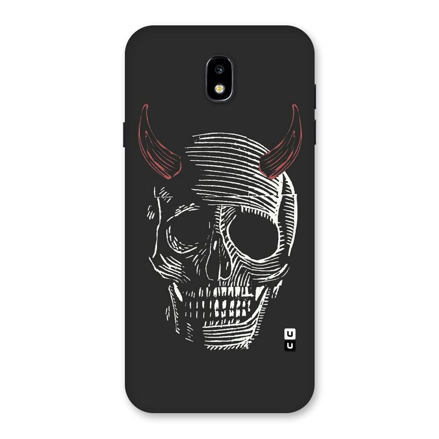 Spooky Face Back Case for Galaxy J7 Pro