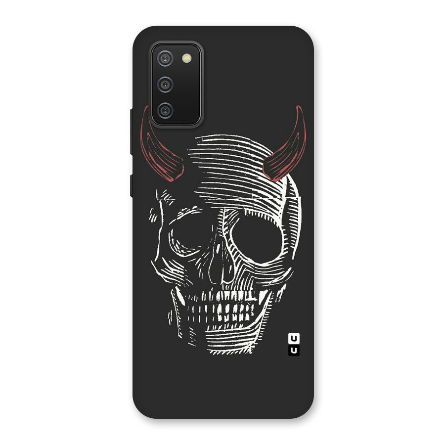Spooky Face Back Case for Galaxy M02s