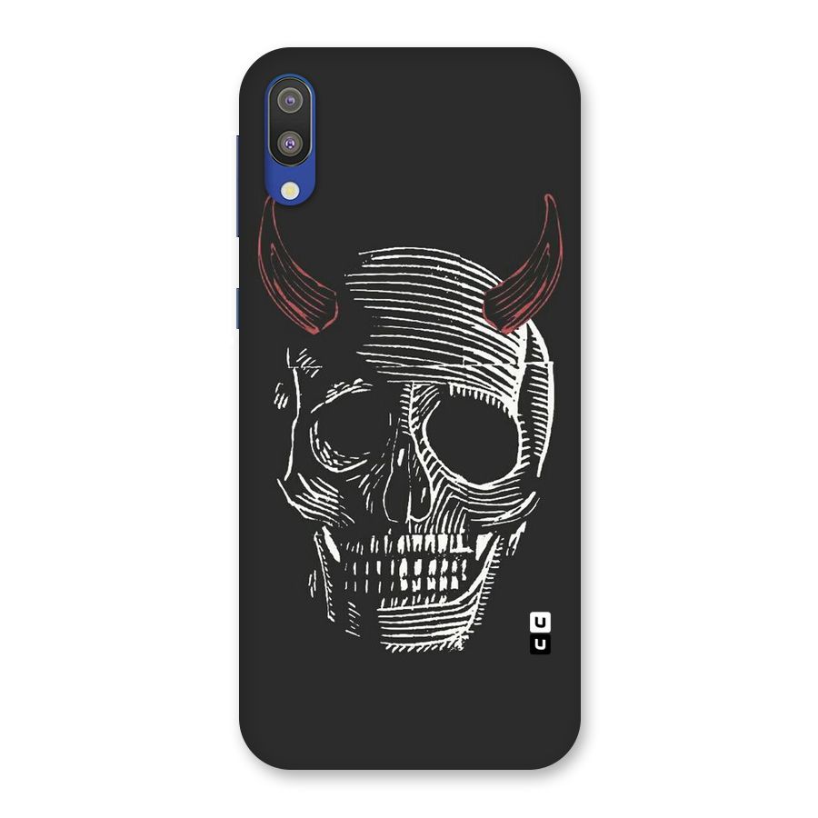 Spooky Face Back Case for Galaxy M10