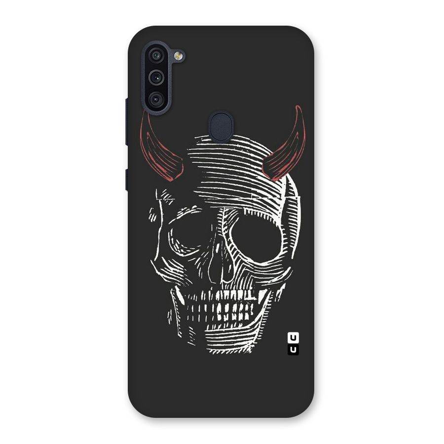 Spooky Face Back Case for Galaxy M11