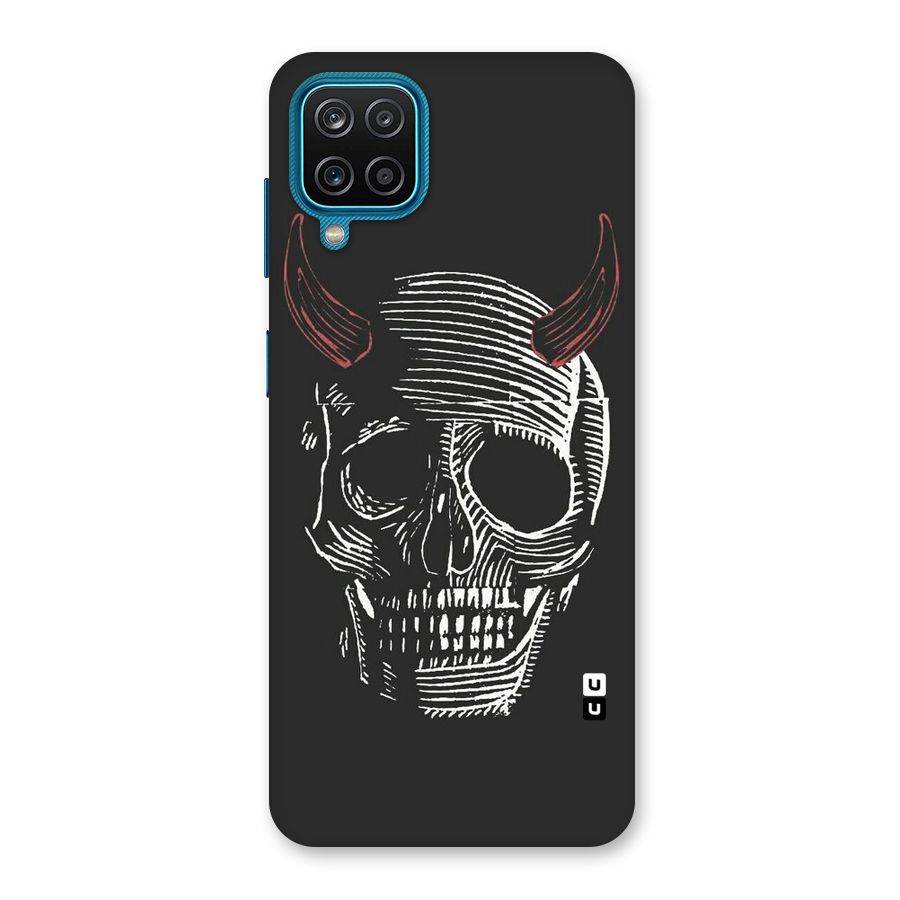 Spooky Face Back Case for Galaxy M12