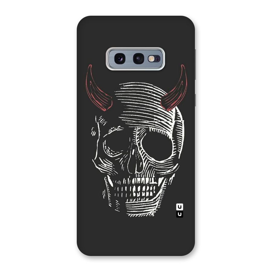 Spooky Face Back Case for Galaxy S10e