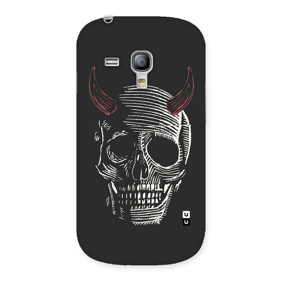 Spooky Face Back Case for Galaxy S3 Mini