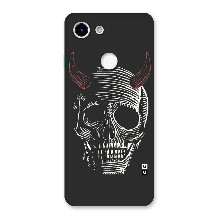 Spooky Face Back Case for Google Pixel 3