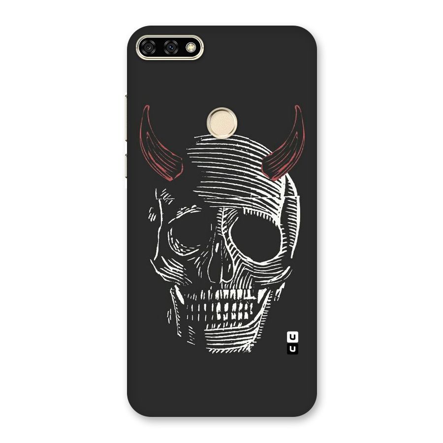 Spooky Face Back Case for Honor 7A