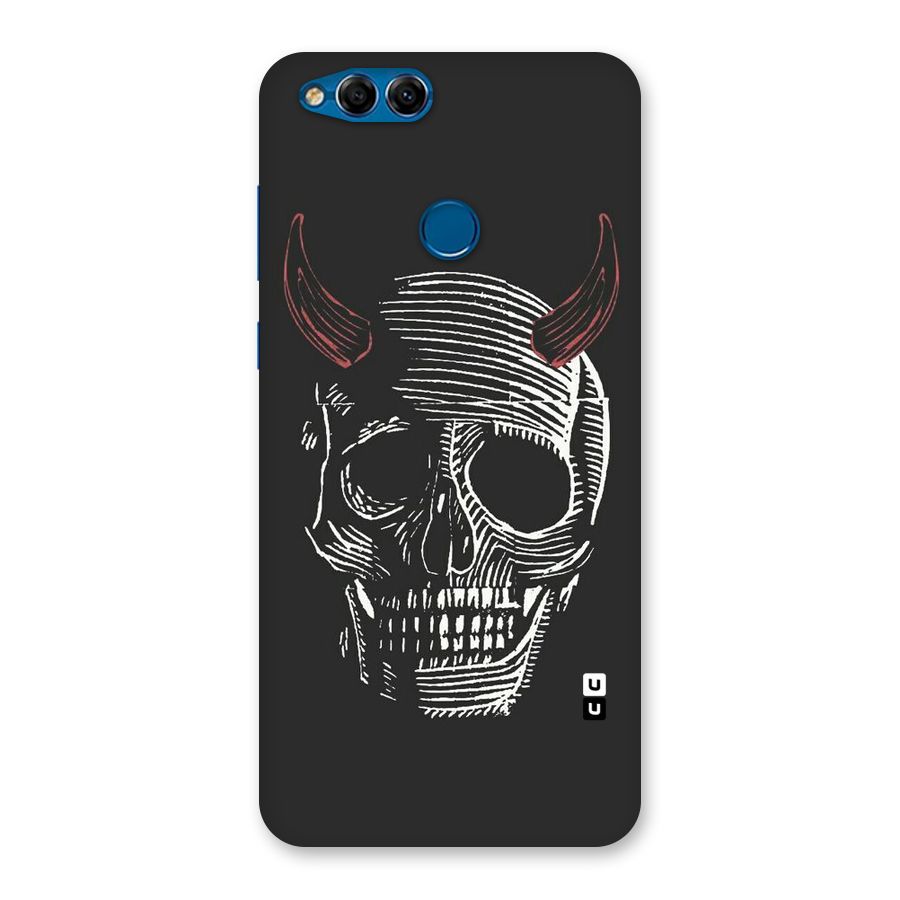 Spooky Face Back Case for Honor 7X
