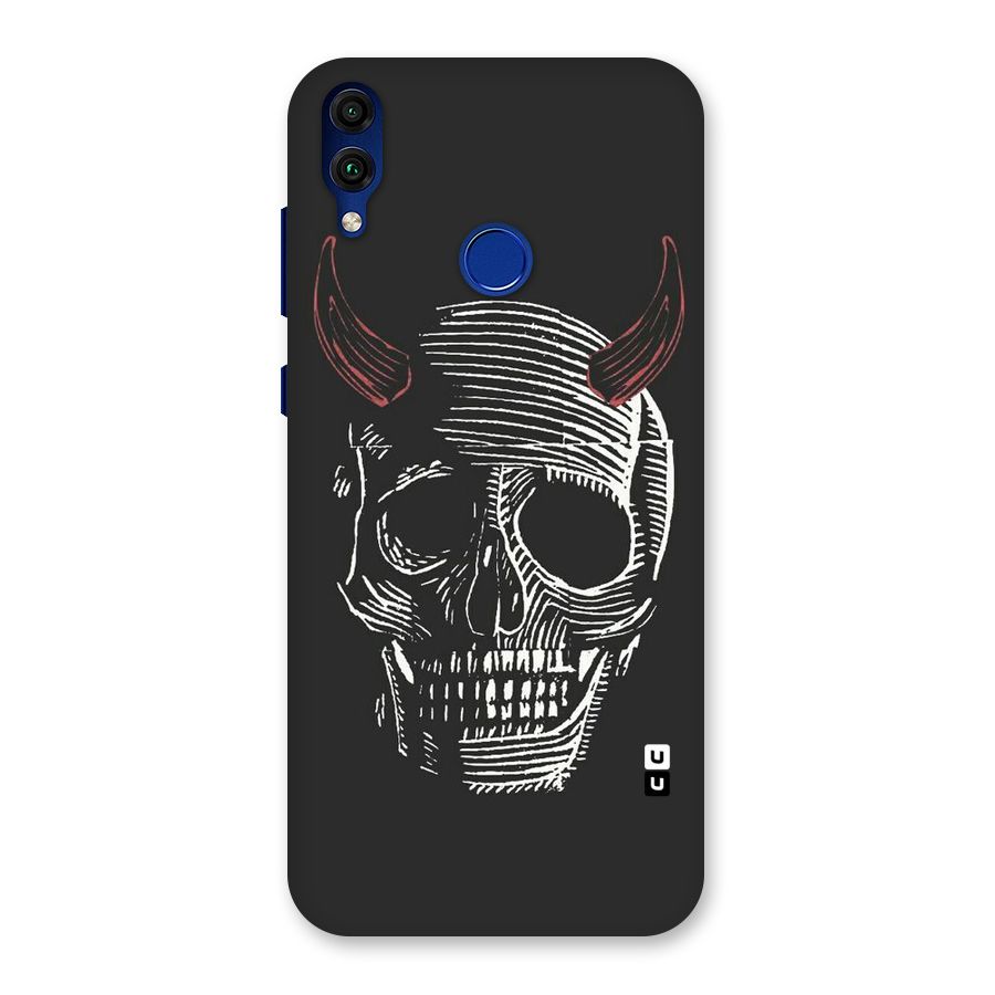 Spooky Face Back Case for Honor 8C