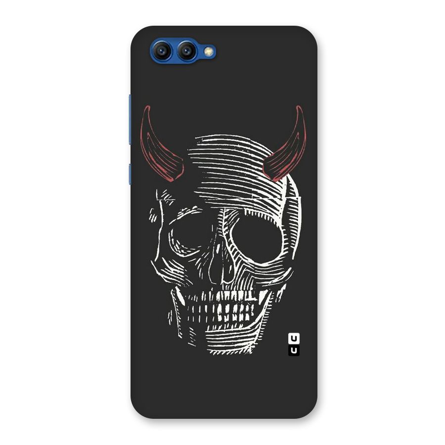 Spooky Face Back Case for Honor View 10