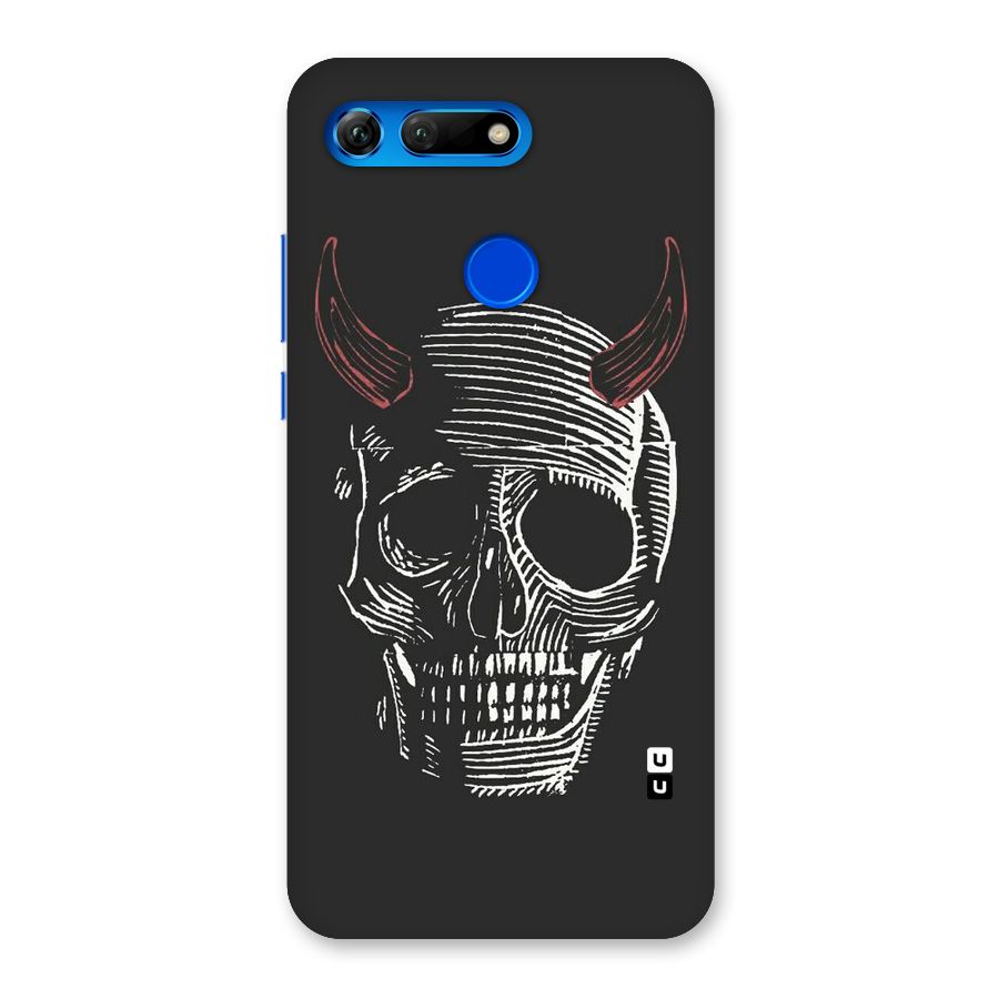 Spooky Face Back Case for Honor View 20