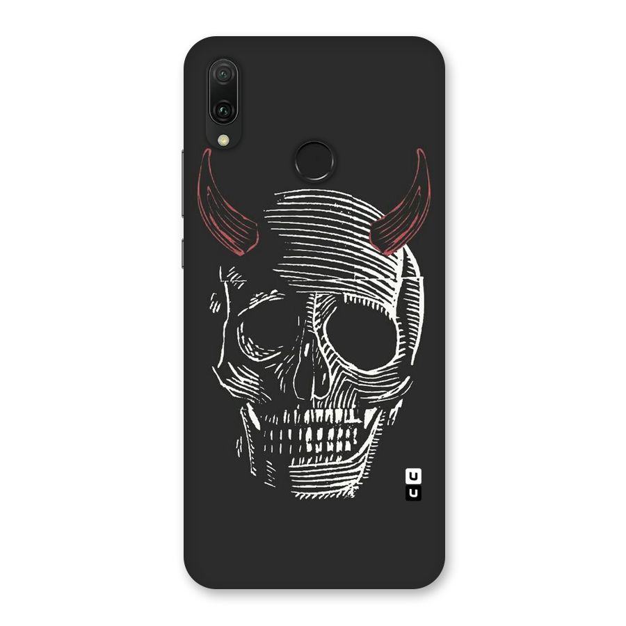 Spooky Face Back Case for Huawei Y9 (2019)