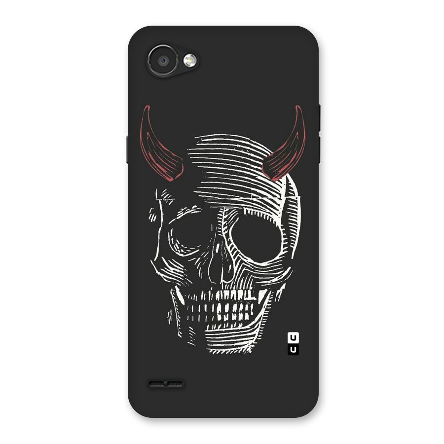 Spooky Face Back Case for LG Q6