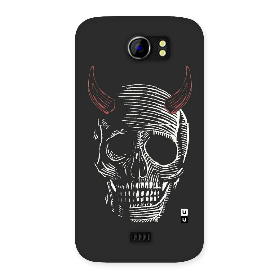 Spooky Face Back Case for Micromax Canvas 2 A110