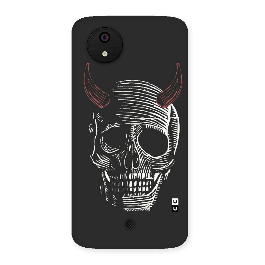 Spooky Face Back Case for Micromax Canvas A1