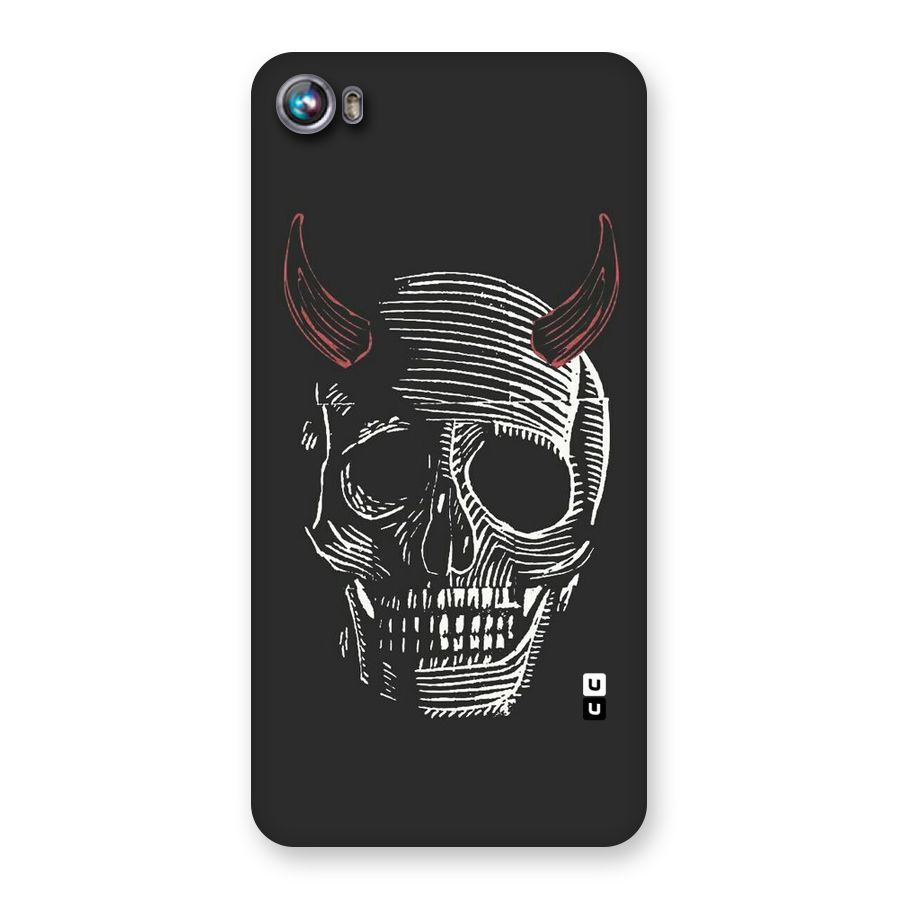 Spooky Face Back Case for Micromax Canvas Fire 4 A107