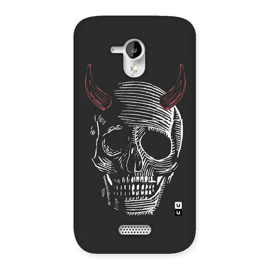 Spooky Face Back Case for Micromax Canvas HD A116