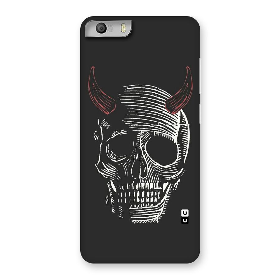 Spooky Face Back Case for Micromax Canvas Knight 2