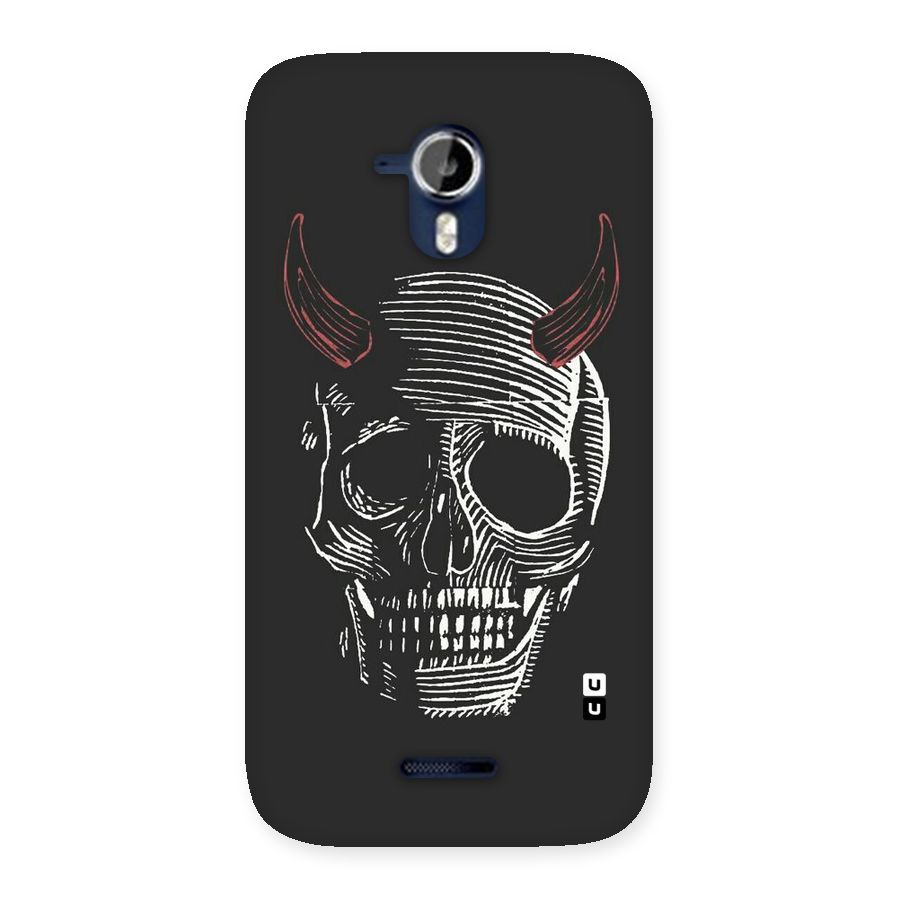 Spooky Face Back Case for Micromax Canvas Magnus A117
