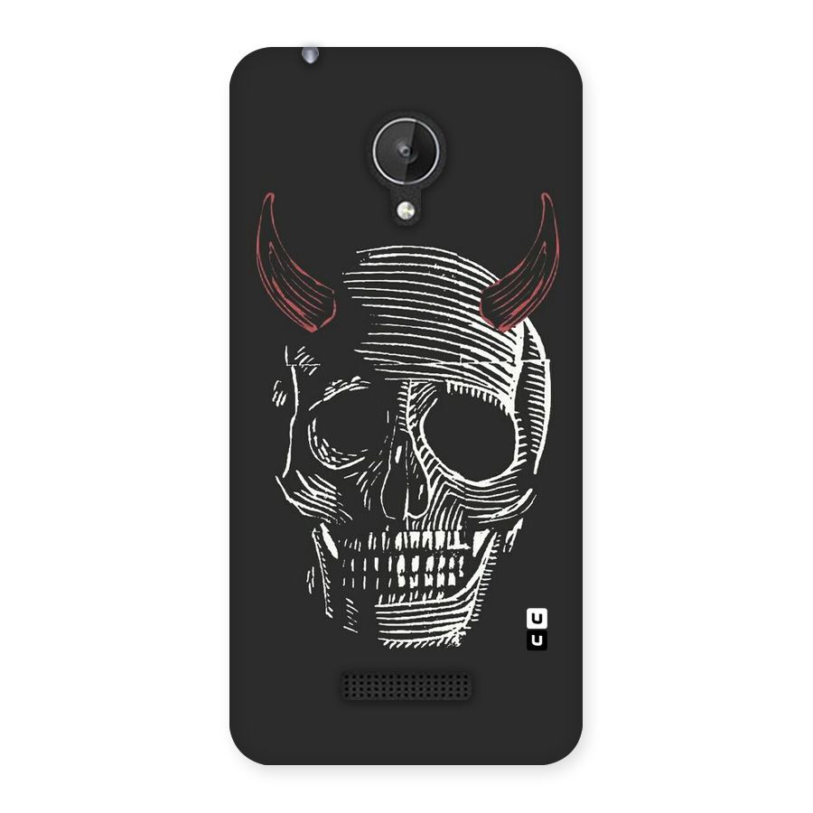 Spooky Face Back Case for Micromax Canvas Spark Q380